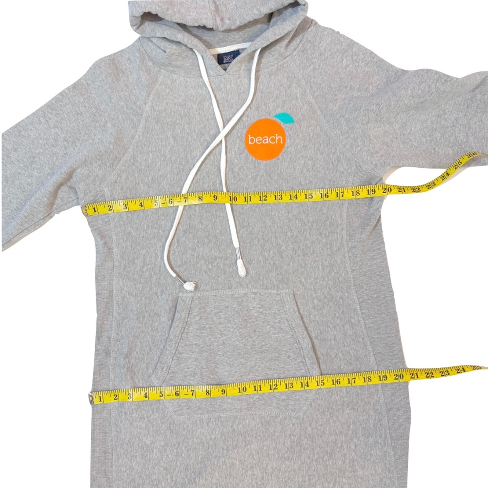 Orange Beach Alabama Gray Hoodie Sweatshirt Dress Size XL - Picture 8 of 12